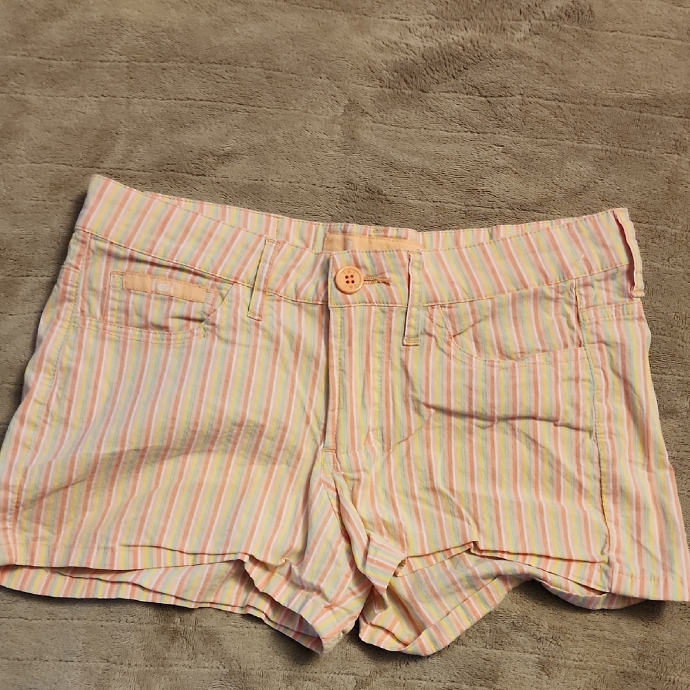 Lei High Waist Pink and Yellow Shorts